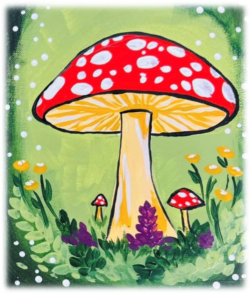 PAINTING TOADSTOOL Homer Township Public Library District